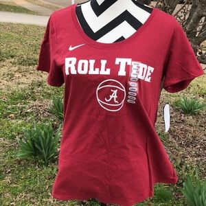 NWT Nike Alabama  Roll Tide basketball T-shirt